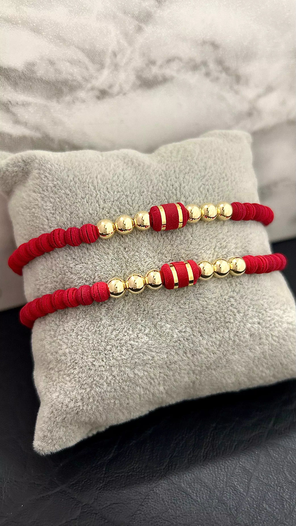 Couple's Smooth Ball Bracelets
