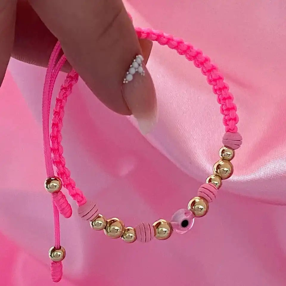 Woven Smooth Ball Bracelet
