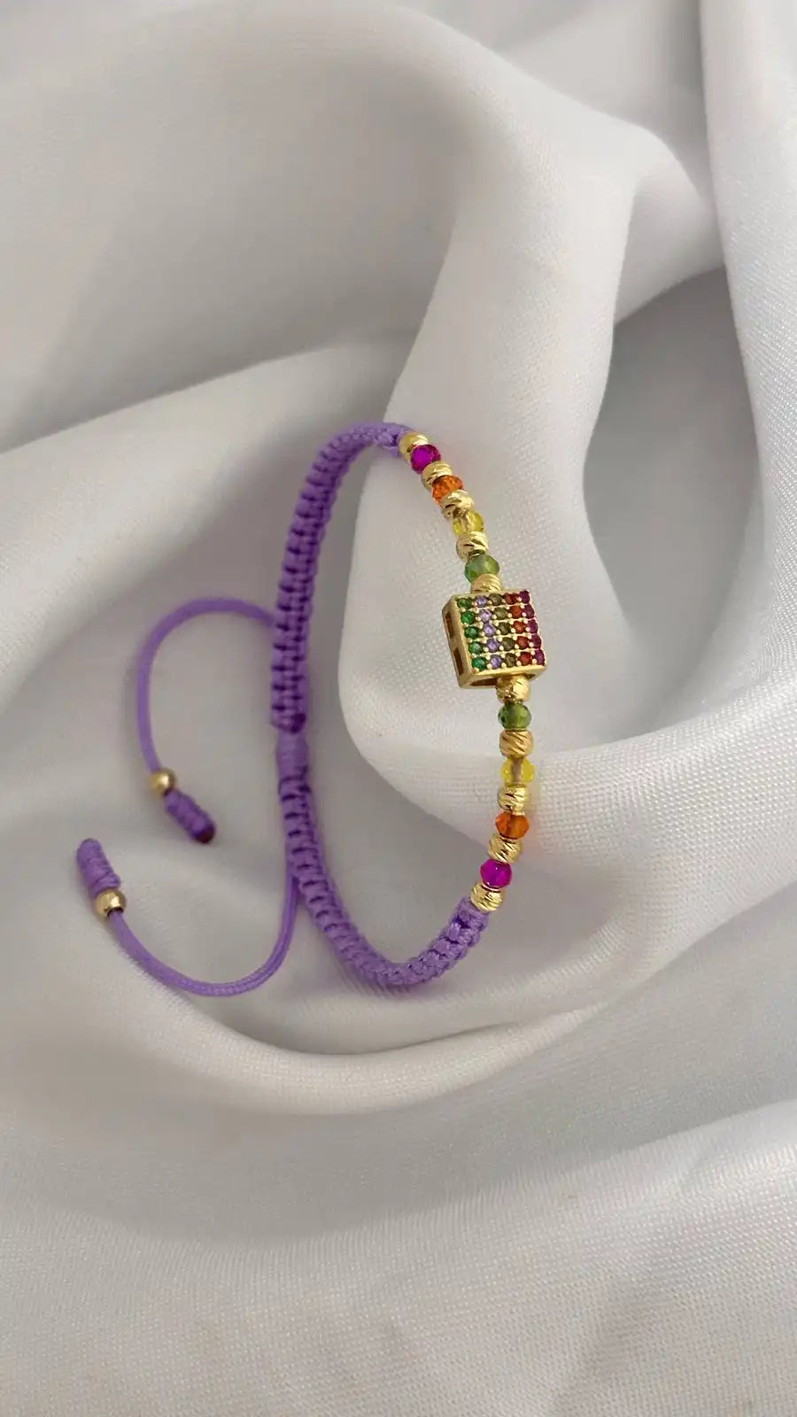 Woven Multicolor Italy Ball Bracelet