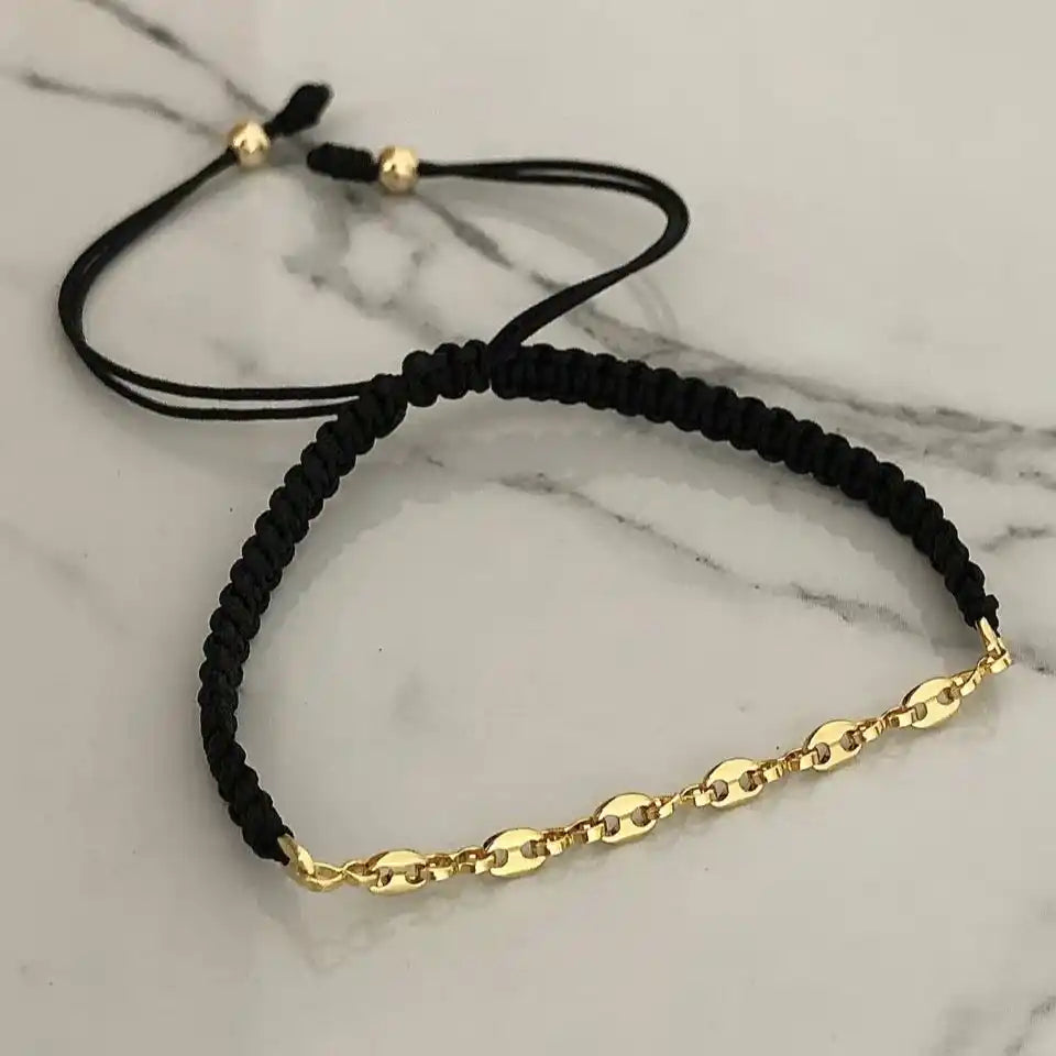 Woven Smooth Ball Bracelet