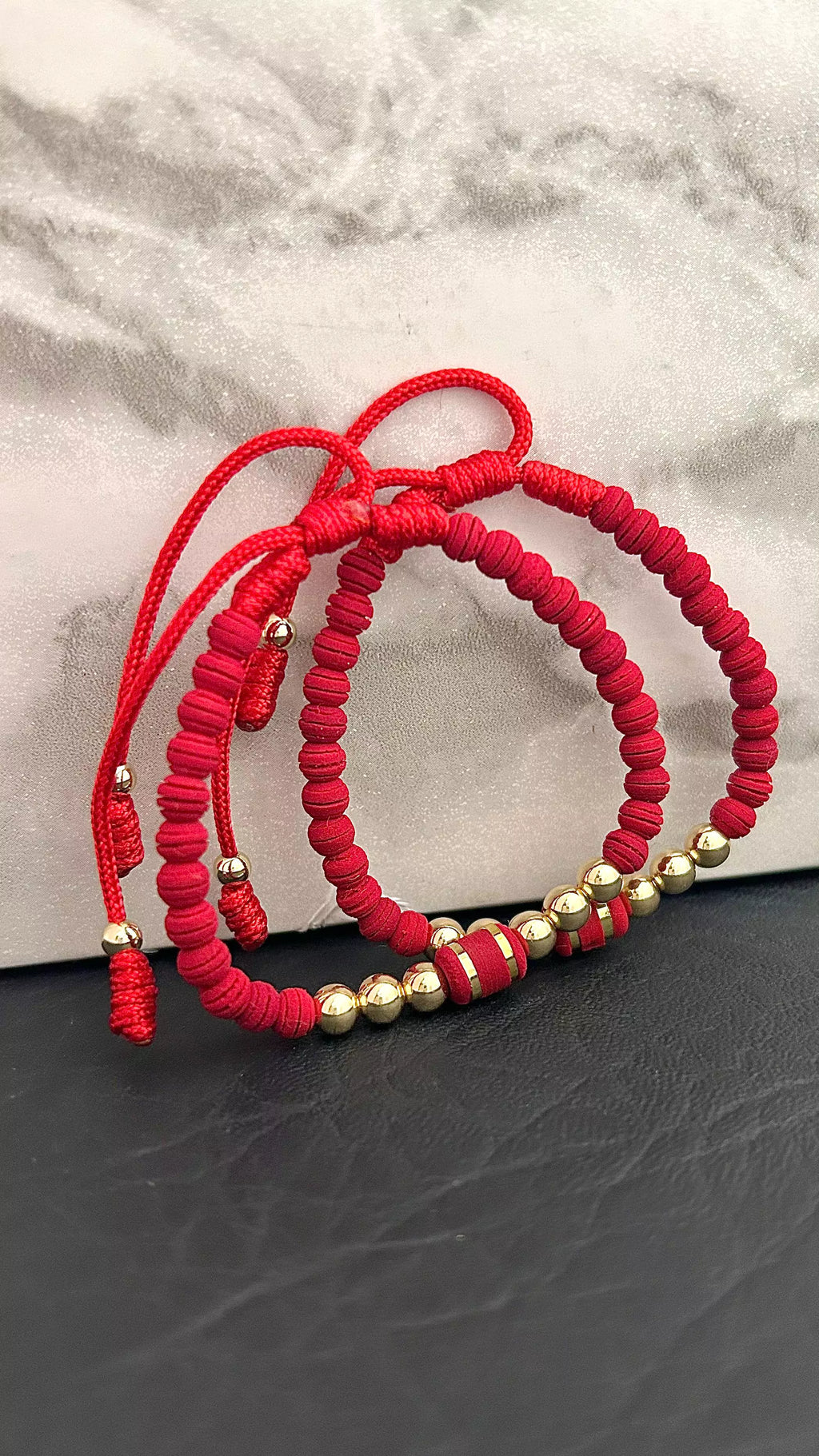 Couple's Smooth Ball Bracelets