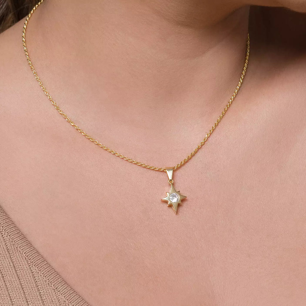 Crystal Cubic Zirconia Star