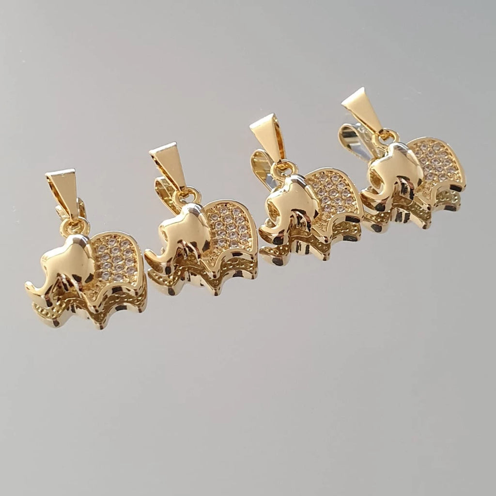 Elephant with Cubic Zirconia