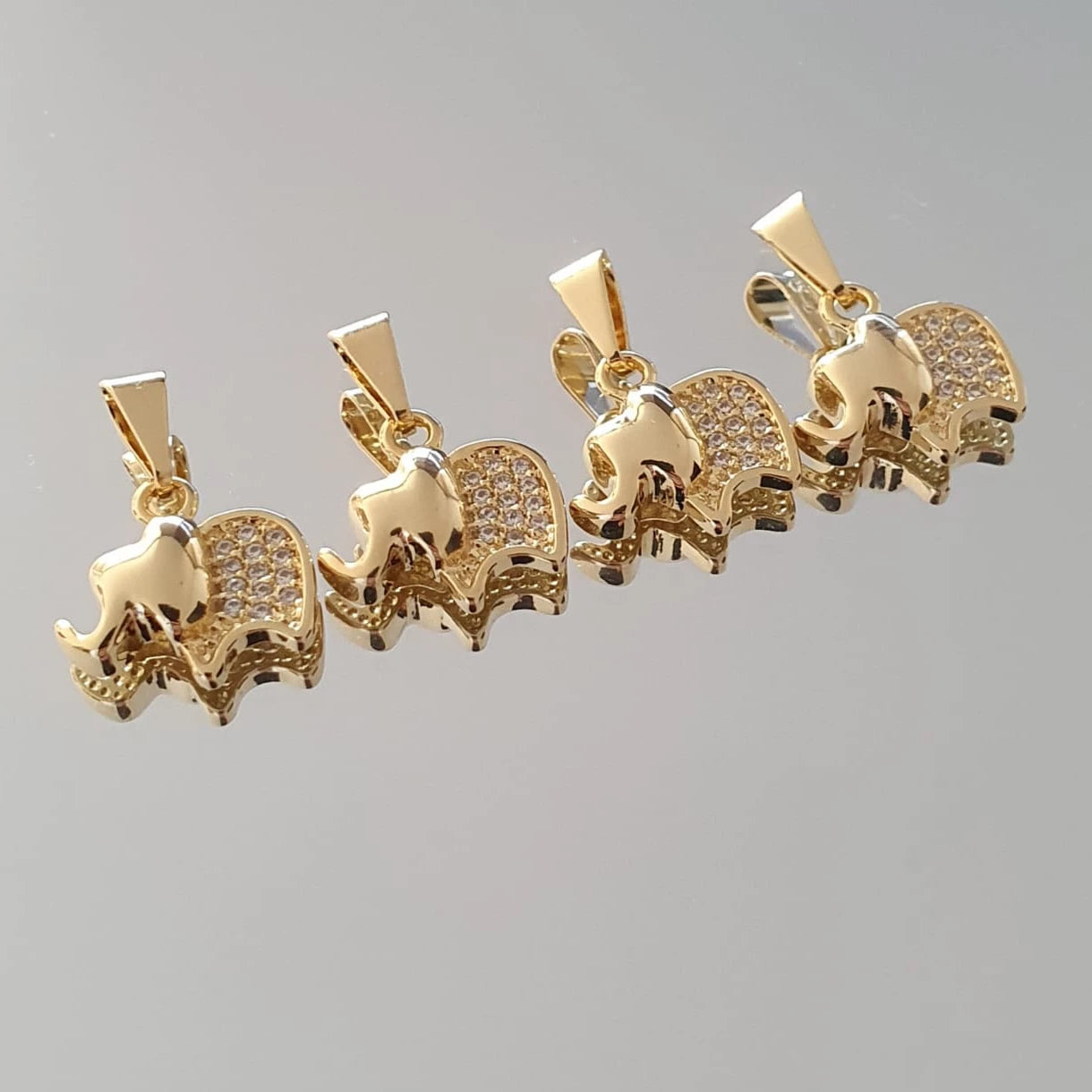 Elephant with Cubic Zirconia