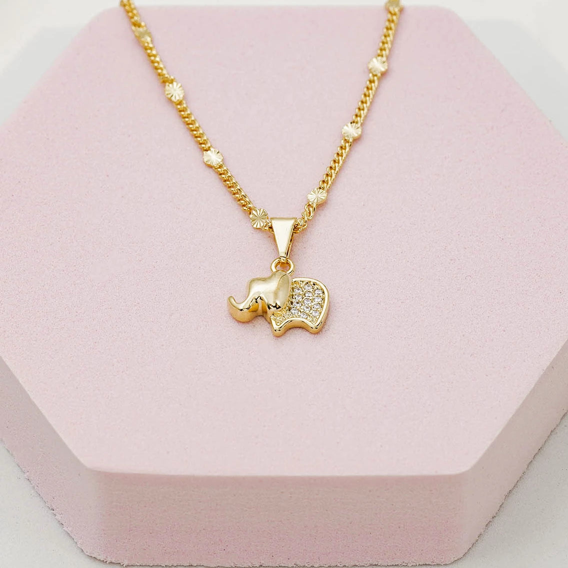 Elephant with Cubic Zirconia