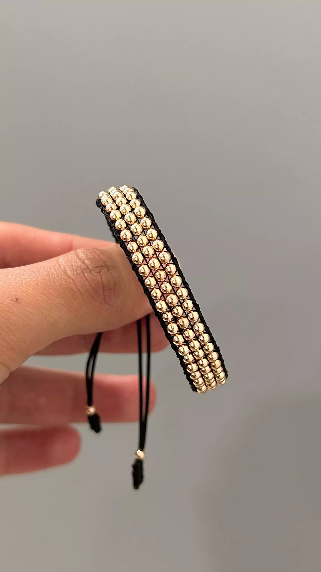 Woven Smooth Ball Bracelet