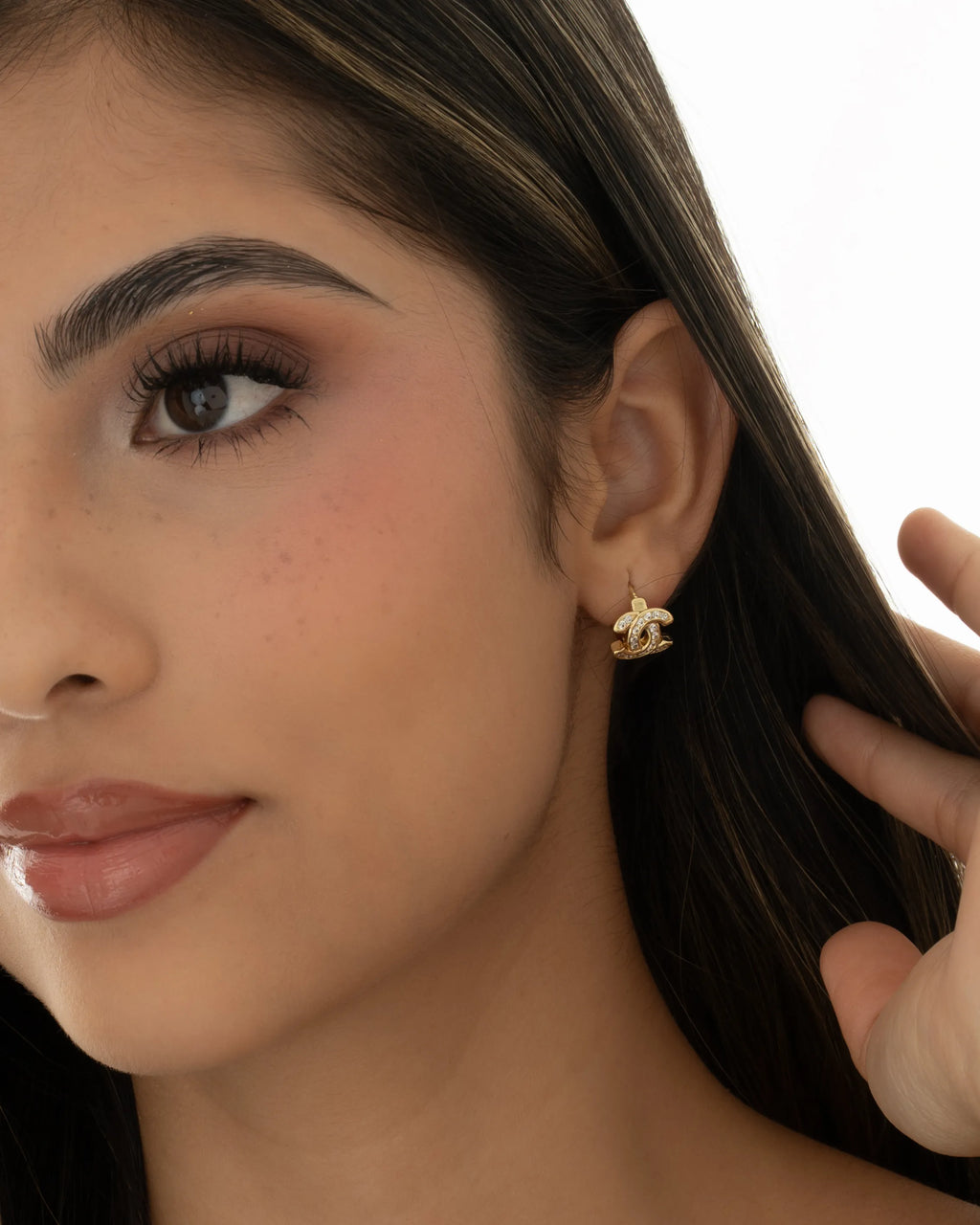 CC Hoop Earrings 13 mm