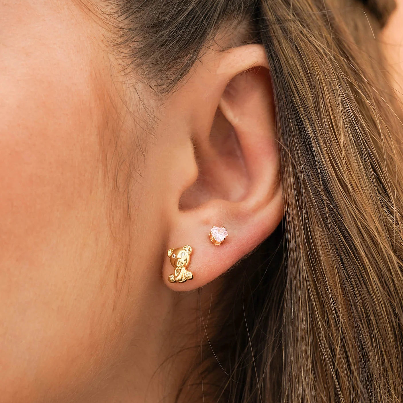 Teddy Bear Earrings