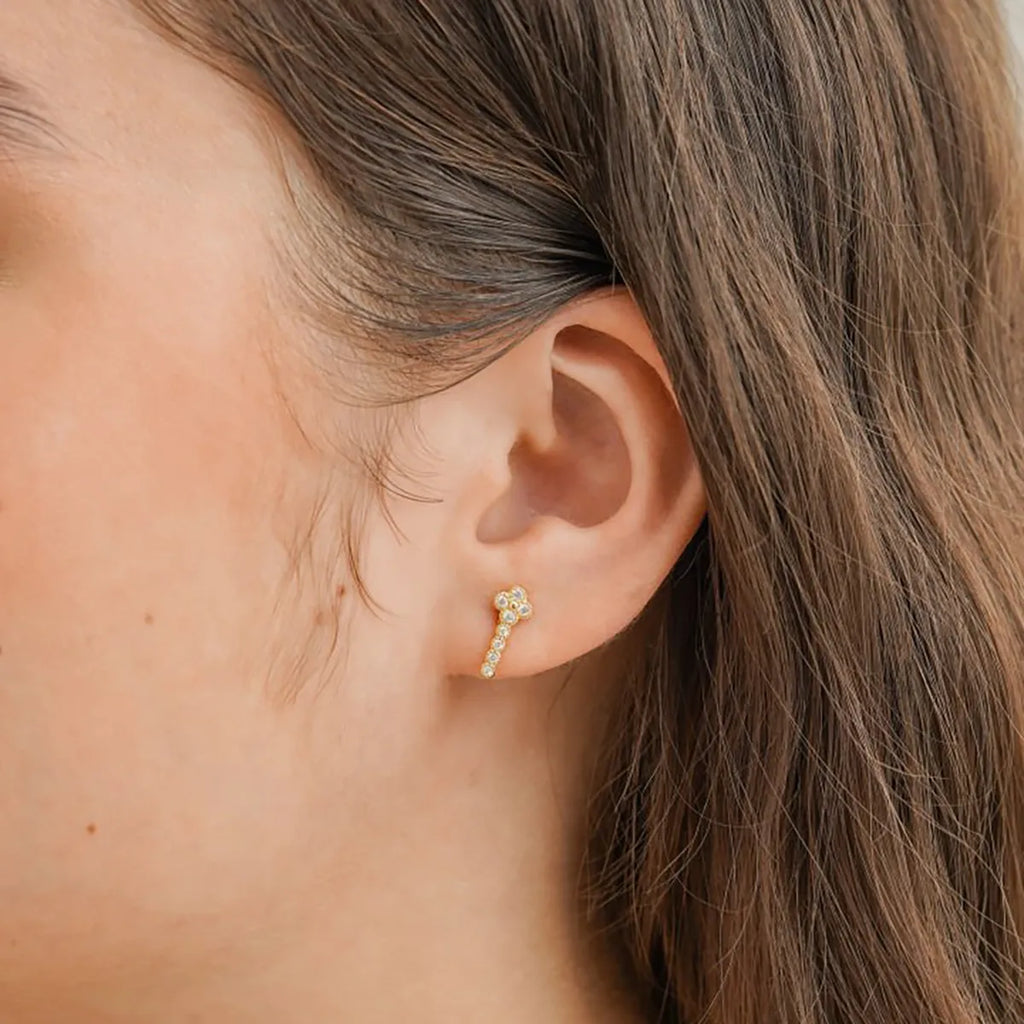 Old Key Earrings 1.2 Cms