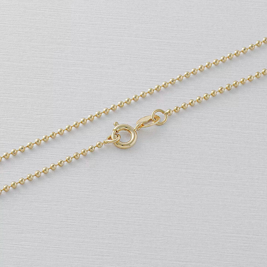 Thin Military Chain Anklet 1.1 mm 24 cm