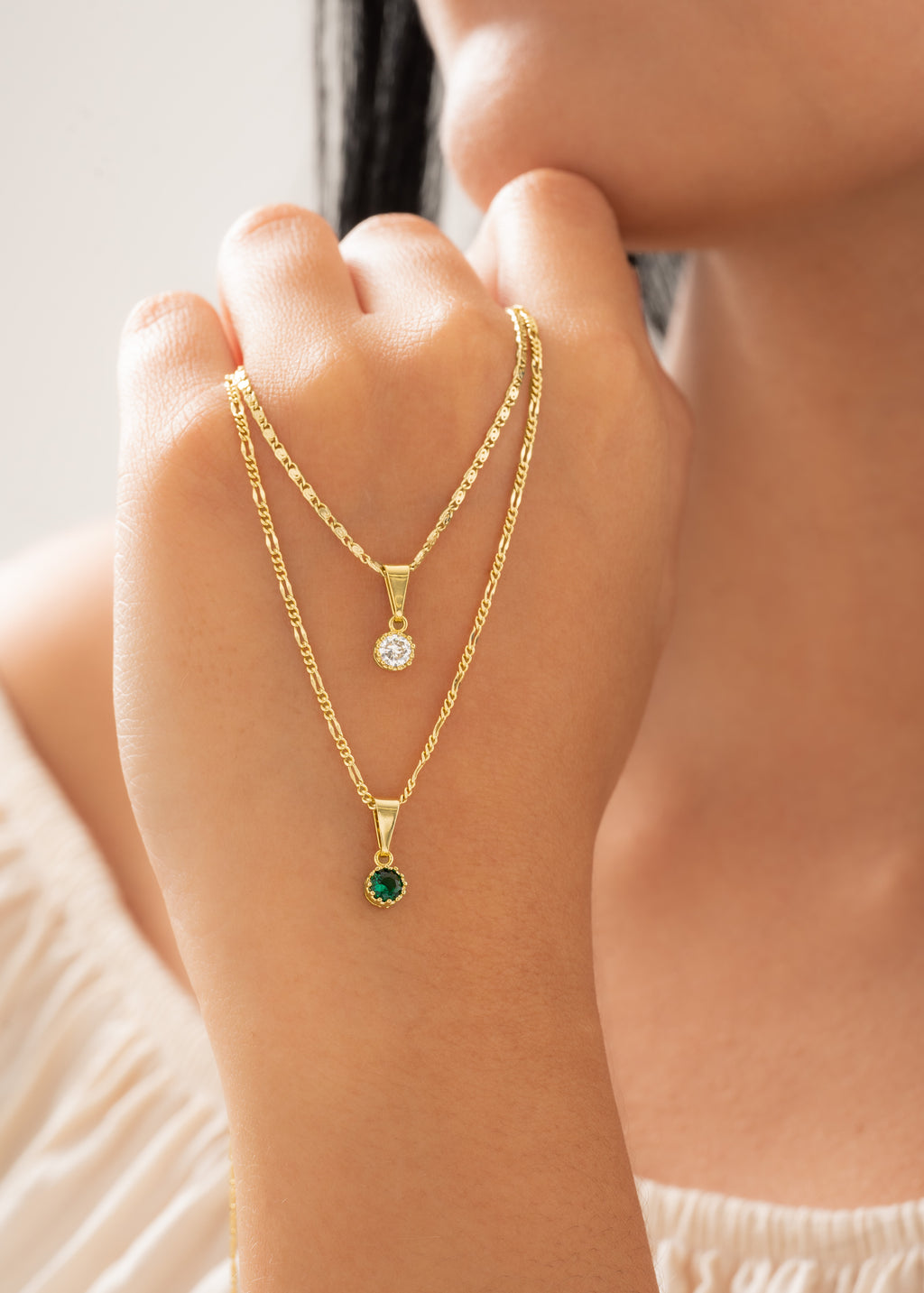 Mini Round Green Cubic Zirconia