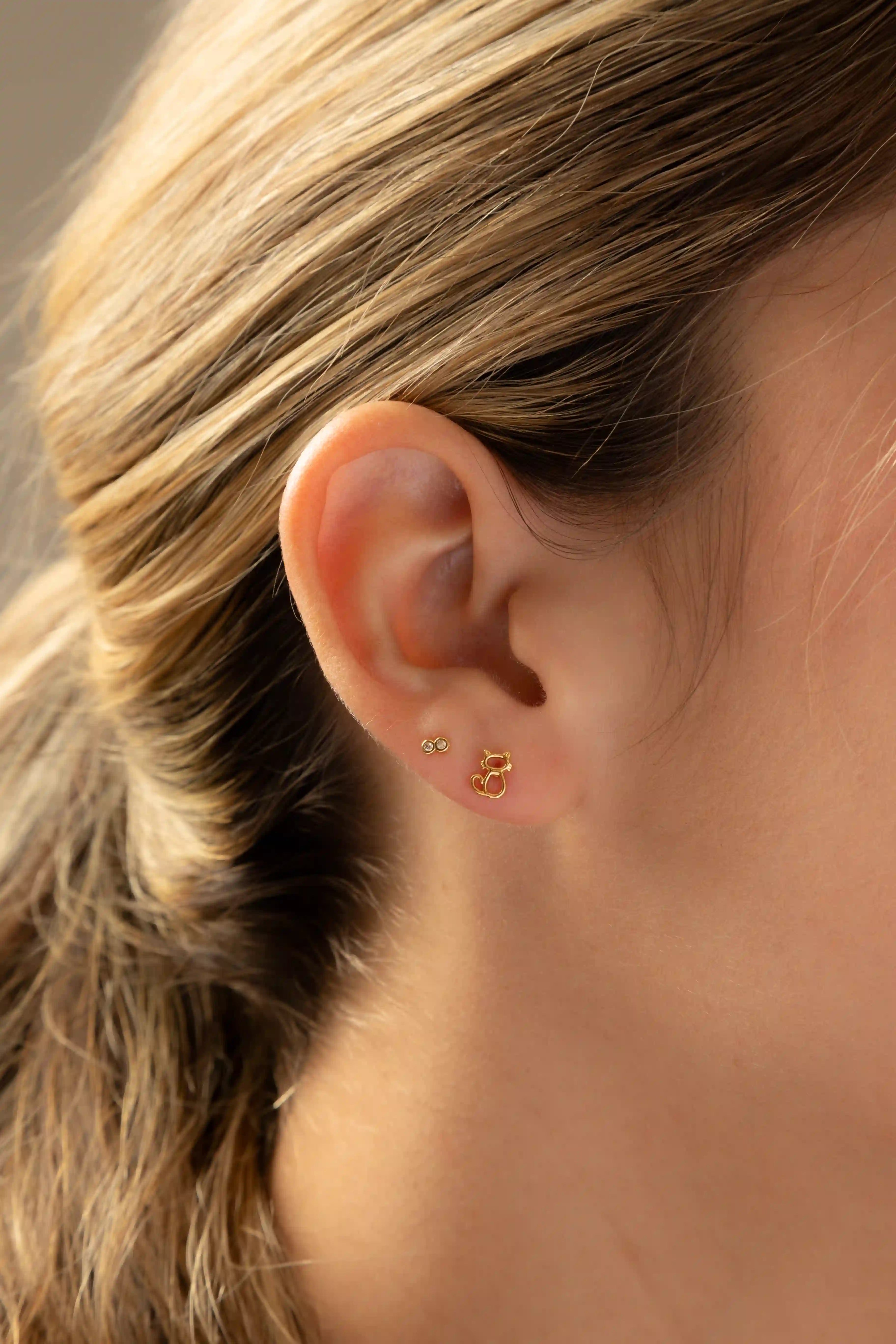 Cat Mini Earrings