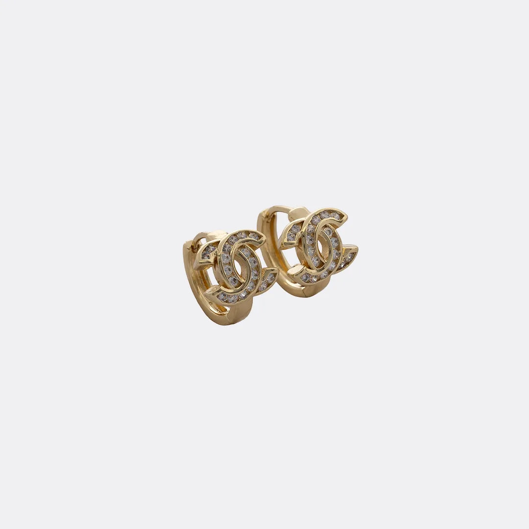 CC Hoop Earrings 13 mm