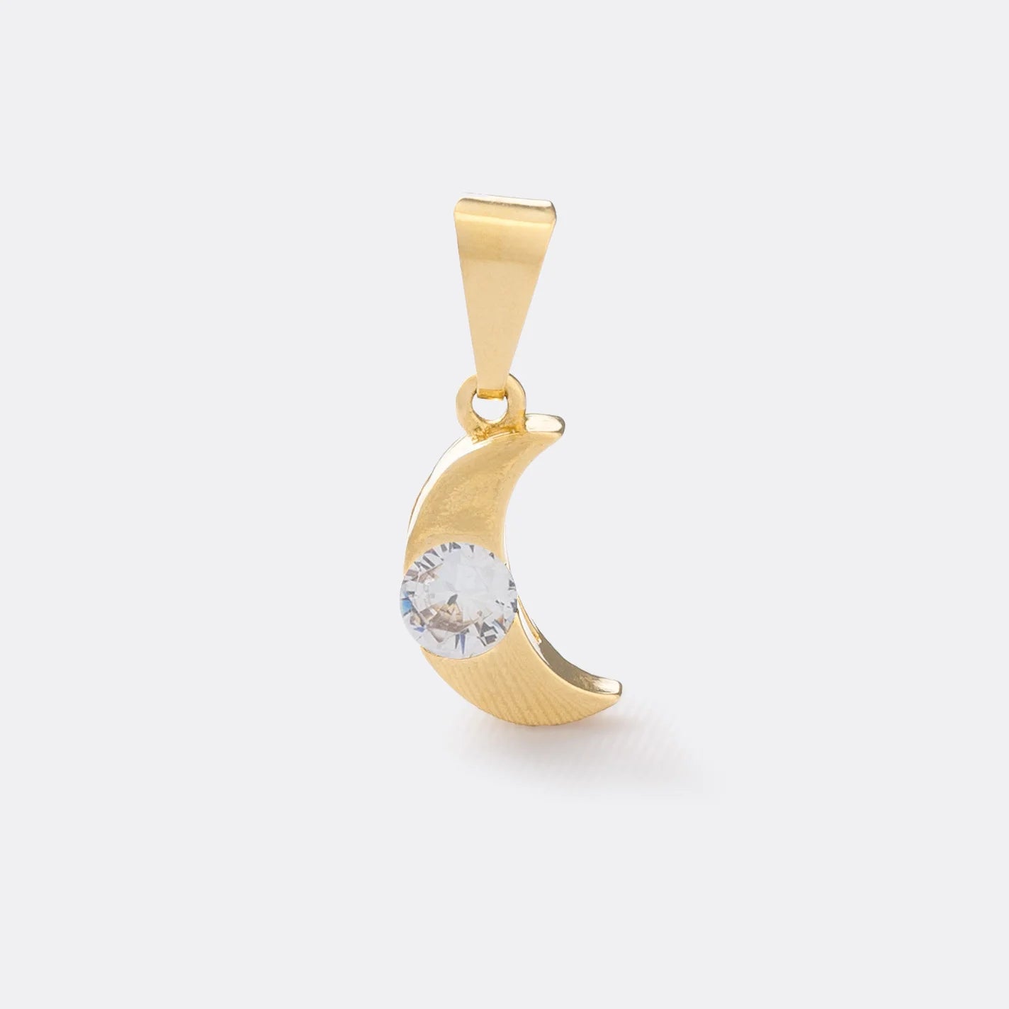 Crystal Cubic Zirconia Moon