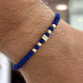 Smooth Ball Bracelet - Blue