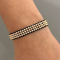 Woven Smooth Ball Bracelet