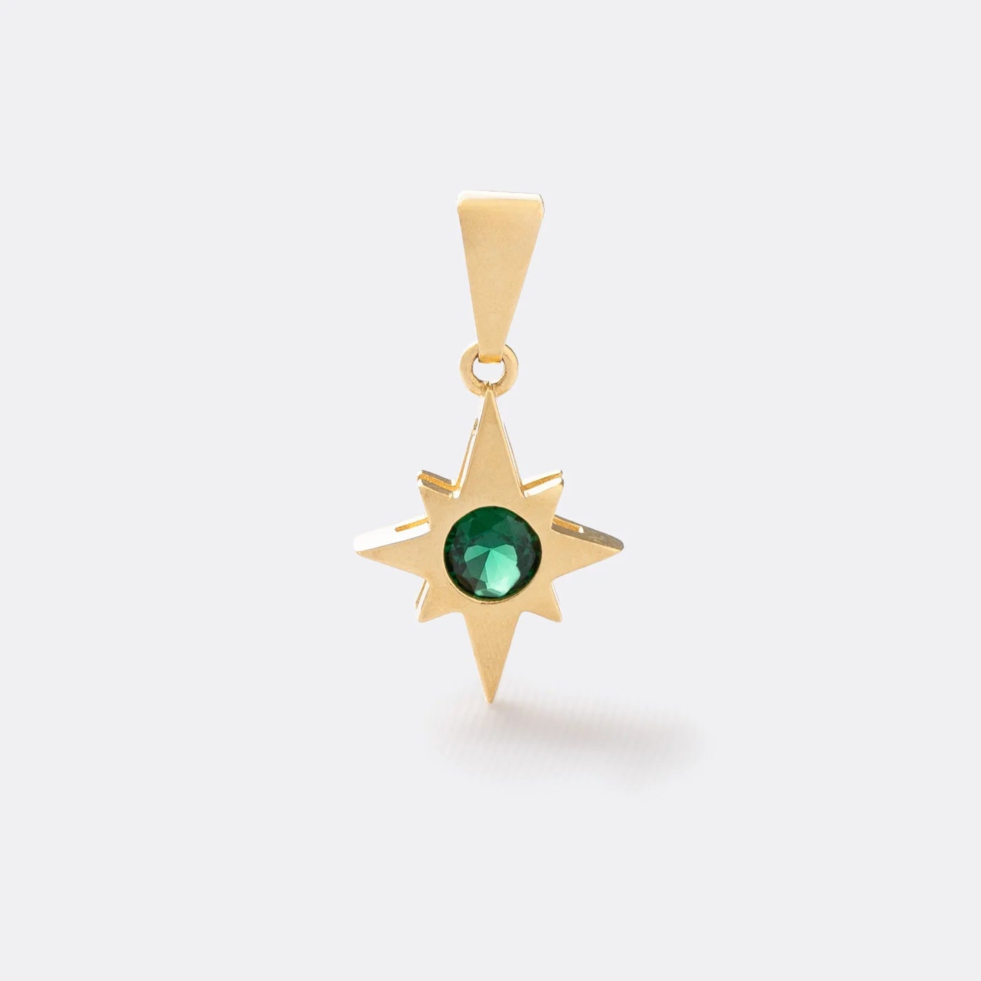 Green Cubic Zirconia Star