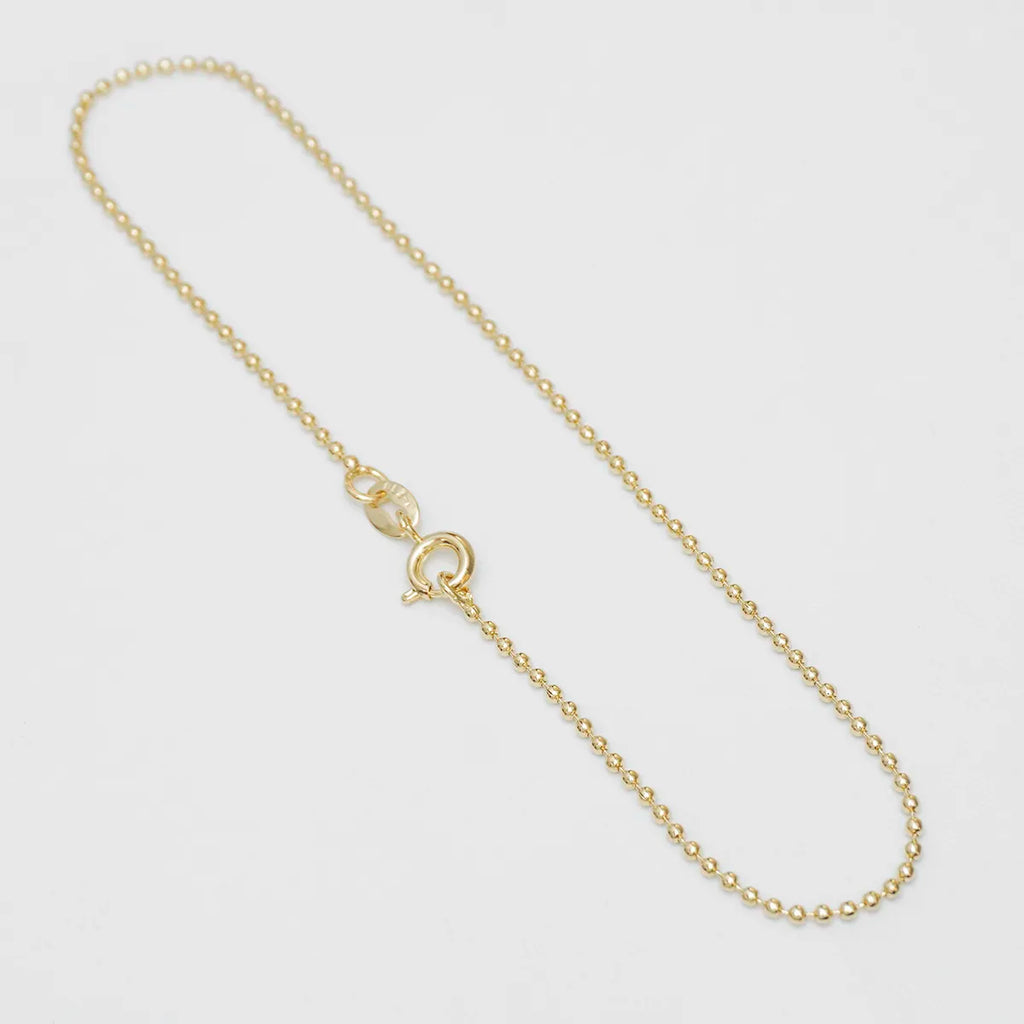 Thin Military Chain Anklet 1.1 mm 24 cm
