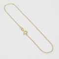 Thin Military Chain Anklet 1.1 mm 24 cm