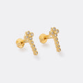 Old Key Earrings 1.2 Cms