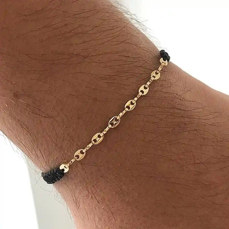 Woven Smooth Ball Bracelet
