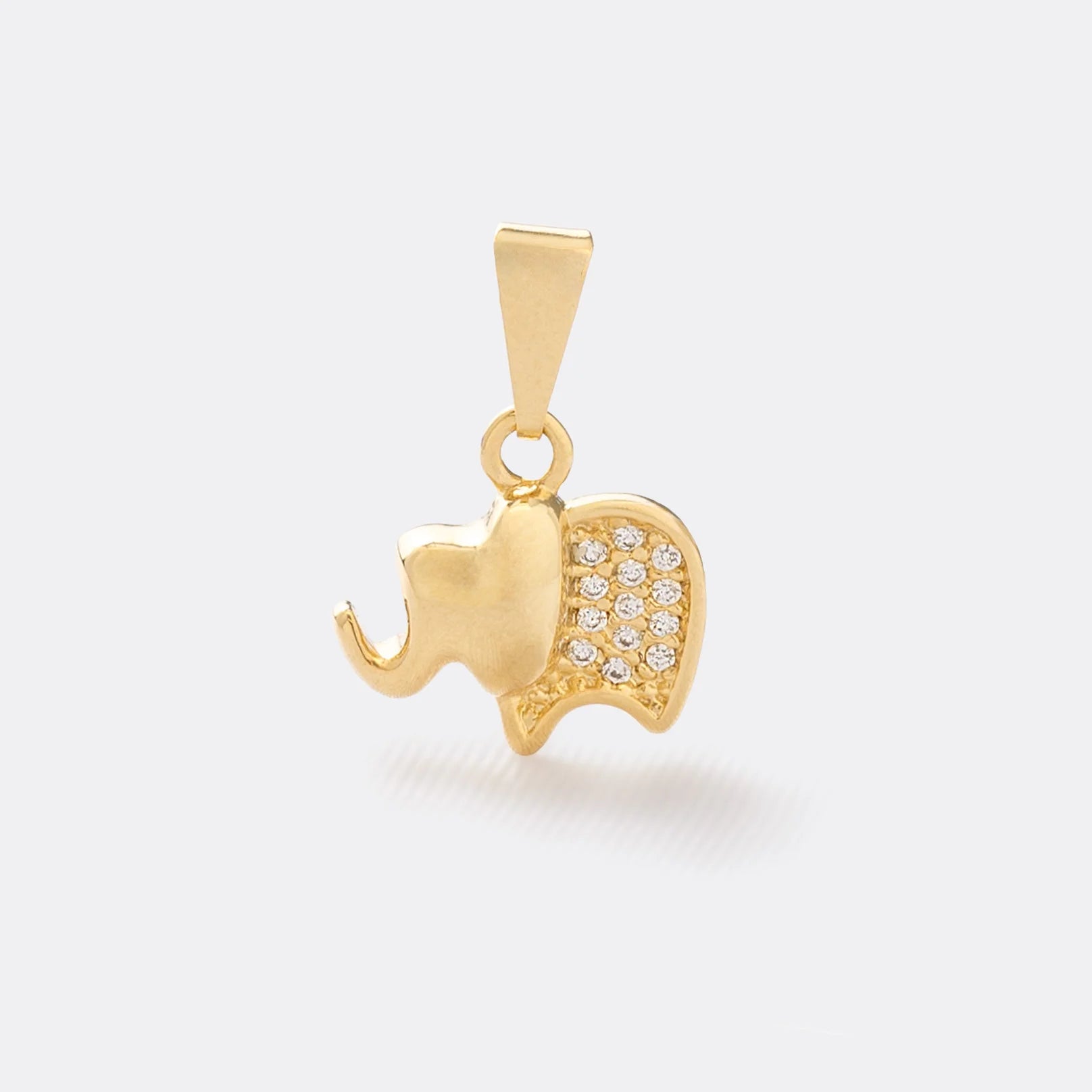 Elephant with Cubic Zirconia