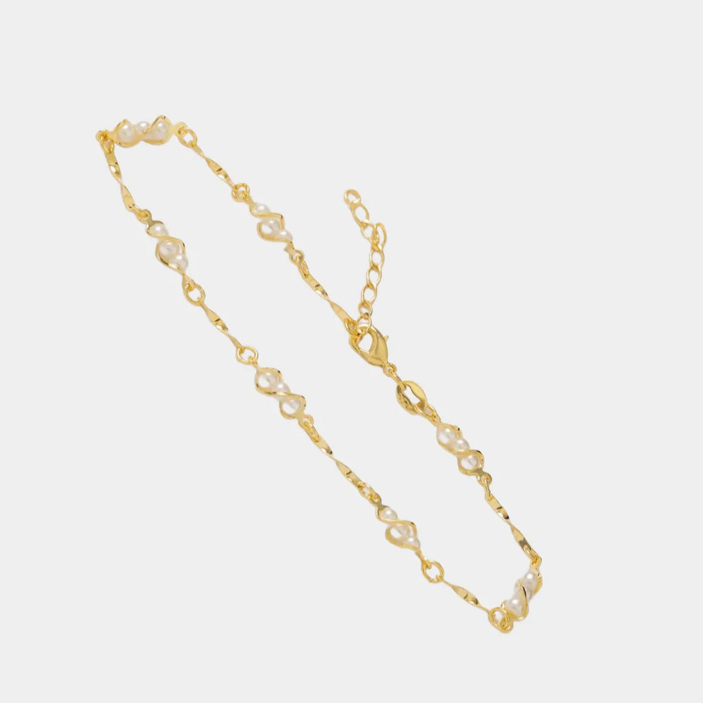 Pearl Anklet 23 Cms + Extender