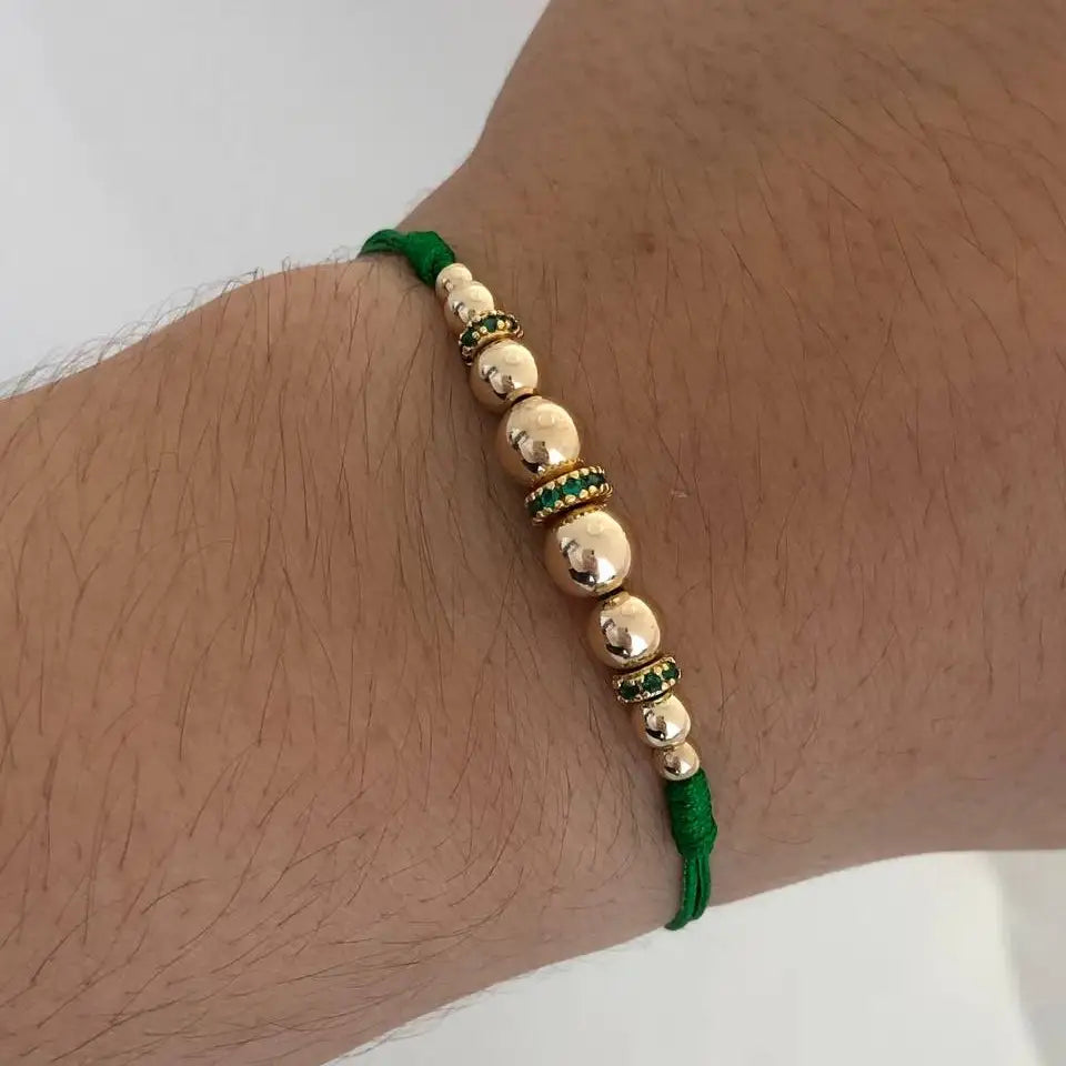 Smooth Ball Multi-Strand Bracelet
