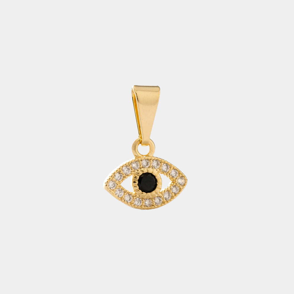 Mini Evil Eye with Cubic Zirconia